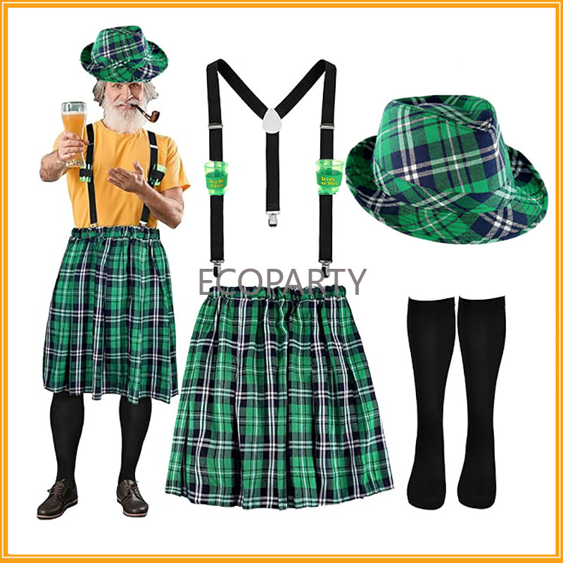 St. Patricks Day Costume Set G - Sock Garter Men ulasan dan harga