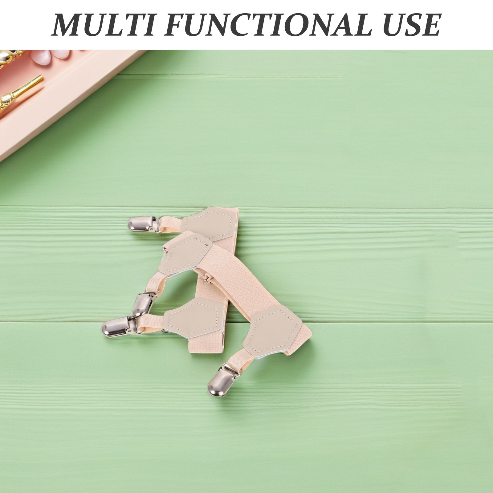4Pcs Mens Sock Garters Adjusta - Men'S Formal Wear With Suspenders ulasan dan harga
