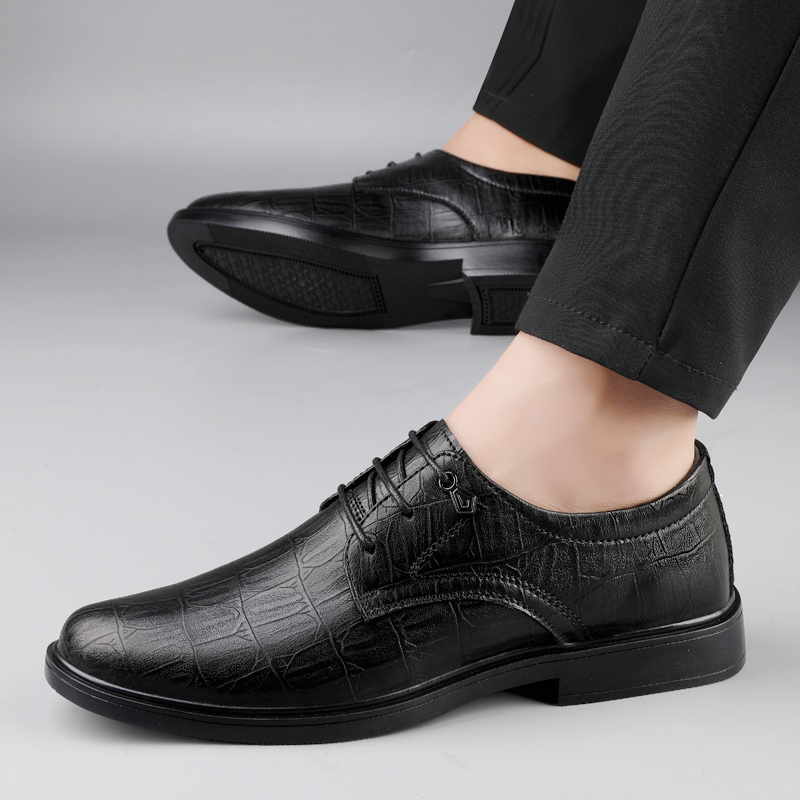 Men Formal Genuine Leather Cas - Formal Men Daily Wear Footwear ulasan dan harga