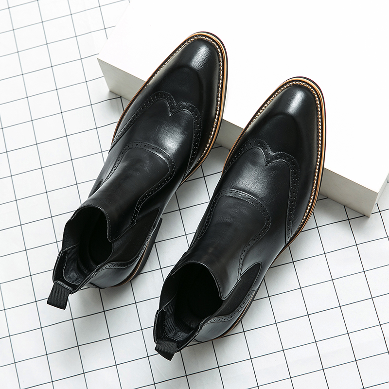 British style mens fashion che - Men Formal Wear With Boots ulasan dan harga