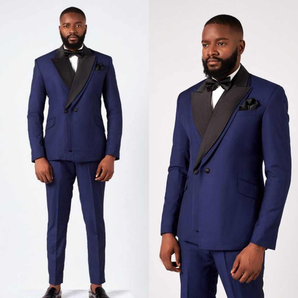 Formal Wedding Tuxedos Peaked  - Men Formal Wear Modern ulasan dan harga