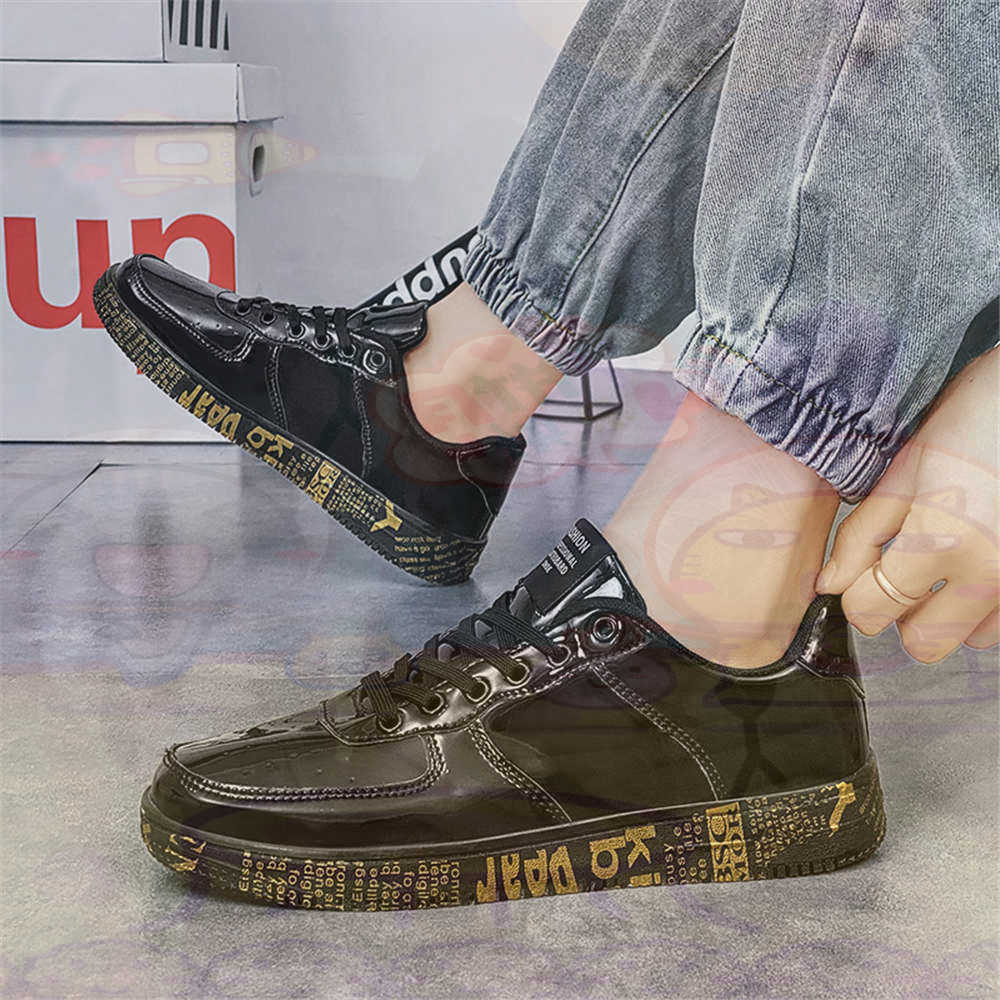 Round Foot Size 45 Sneakers Wh - Men Formal Wear All Black ulasan dan harga