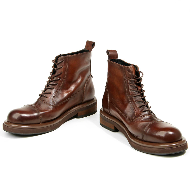 High-Quality Men's Boots Genui - Men Formal Wear With Boots ulasan dan harga