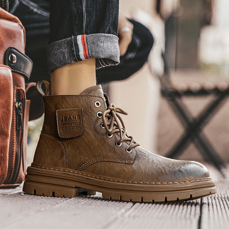 Autumn and Winter warm Men's B - Men Formal Wear With Boots ulasan dan harga